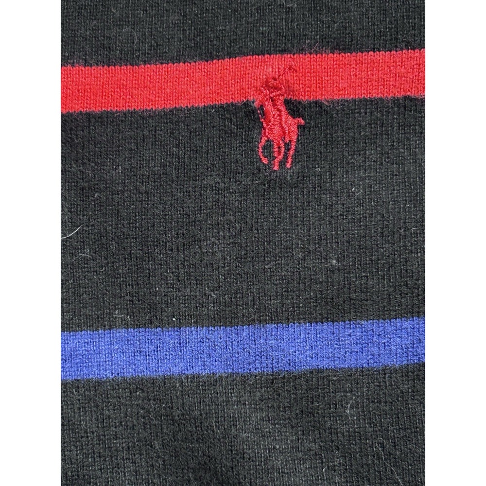 Polo Ralph Lauren Boy's Cotton Rugby Polo Shirt Size 5 Preppy Academia Stripe - Picture 4 of 8